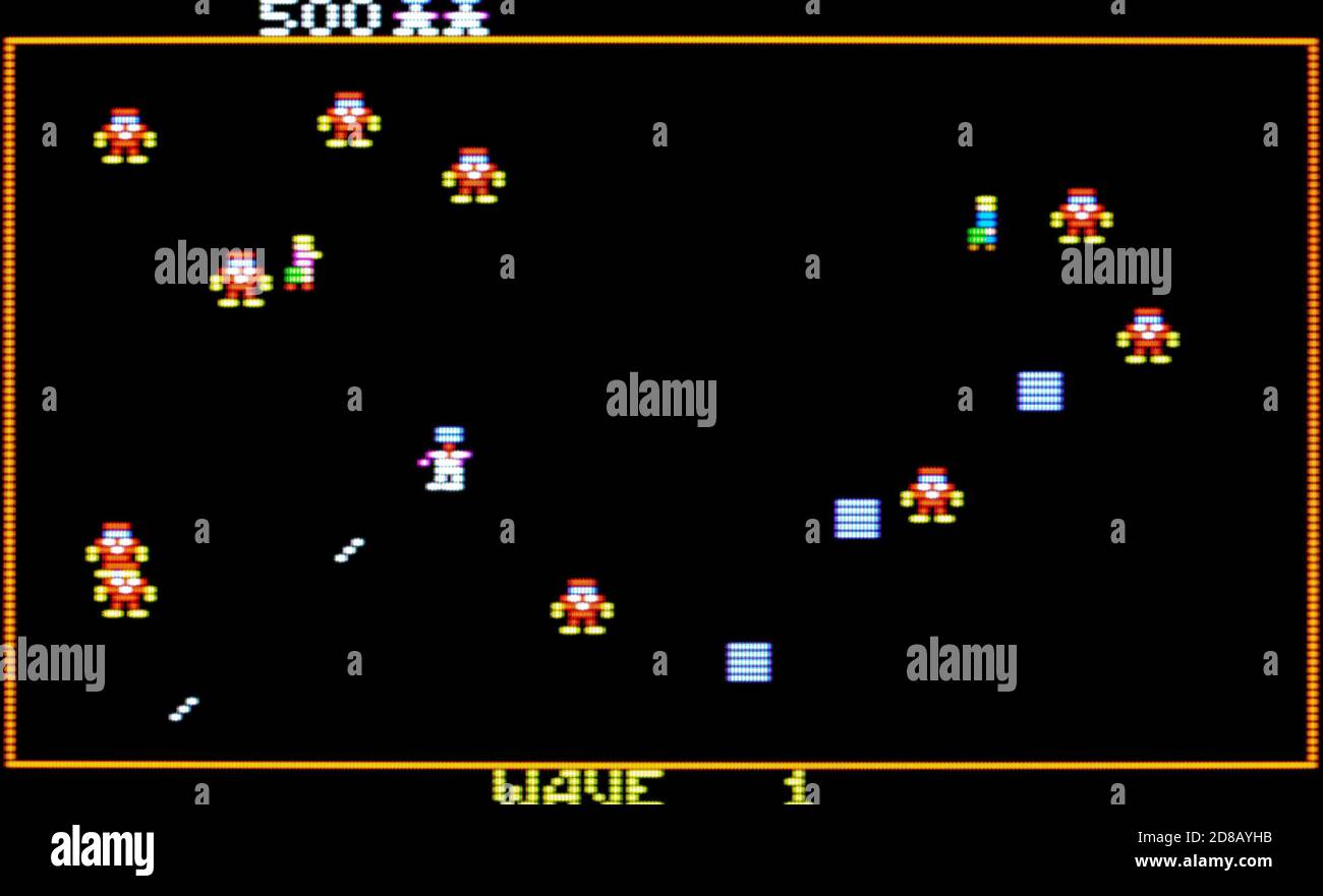 Robotron 2084 - Atari Lynx Videospiel - nur für redaktionelle Verwendung Stockfoto