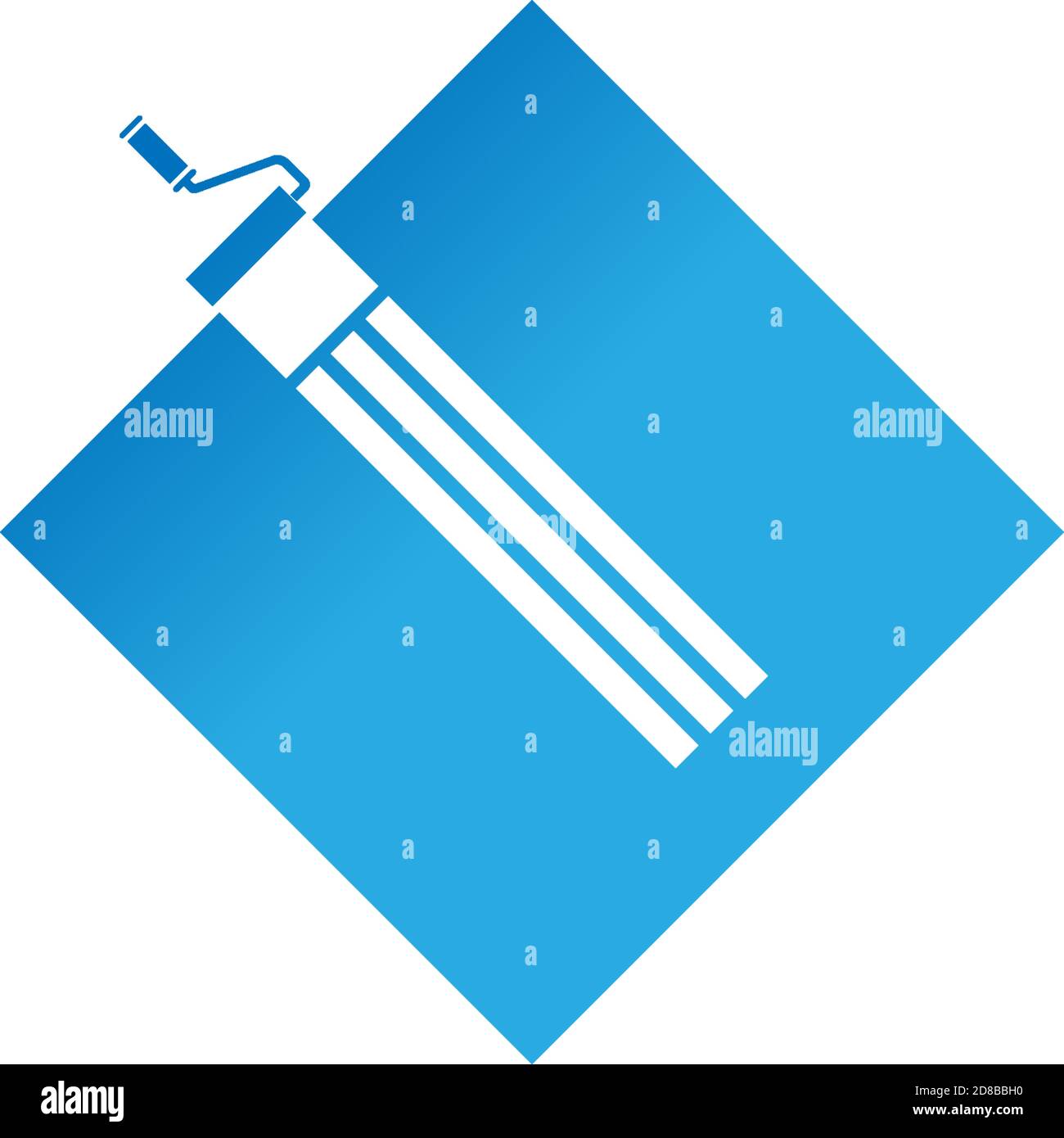 Paint Logo Schrift Design Konzept Illustrator Stock Vektor