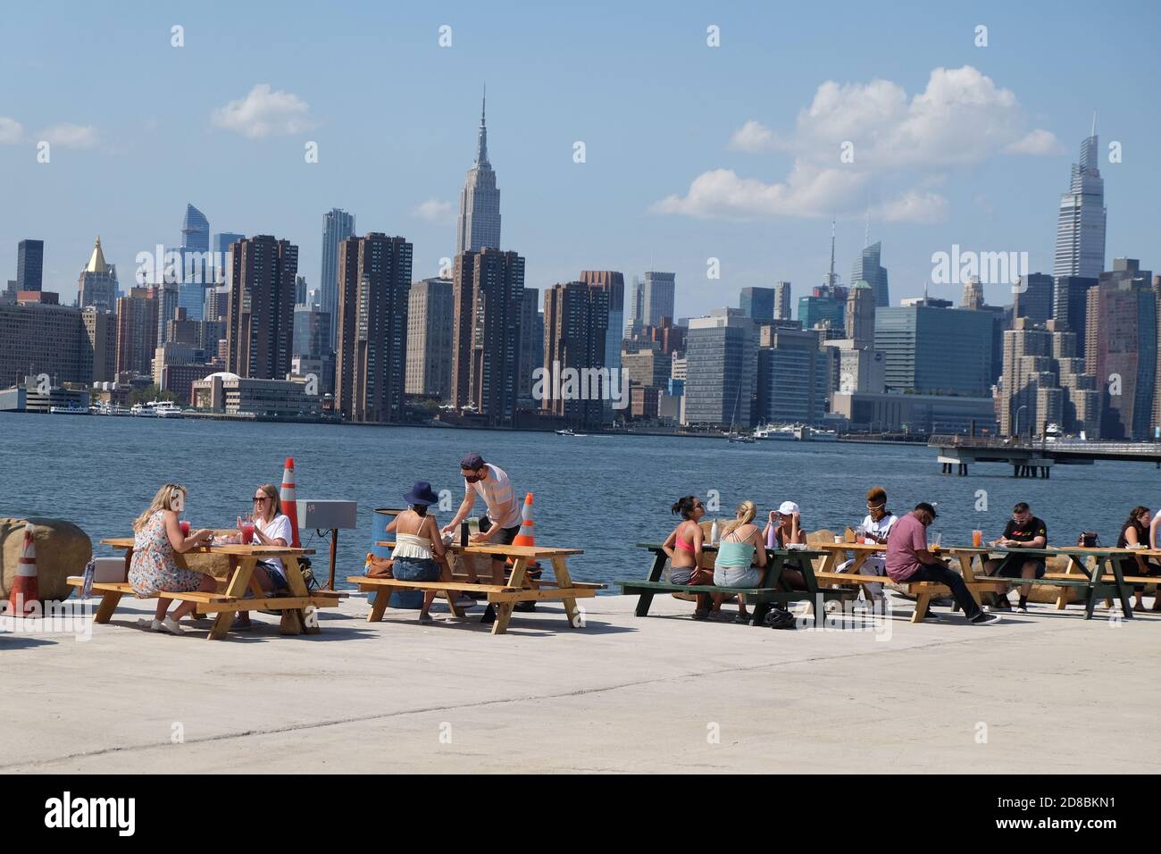 Der Brooklyn Terminal Markt im Sommer 2020 Stockfoto