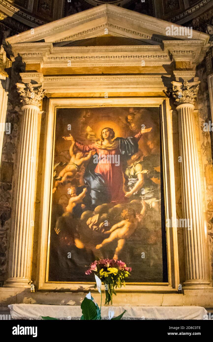 Assunzione di Maria in Chiesa Nuova auch bekannt als Santa Maria in Vallicella in Rom Italien Stockfoto