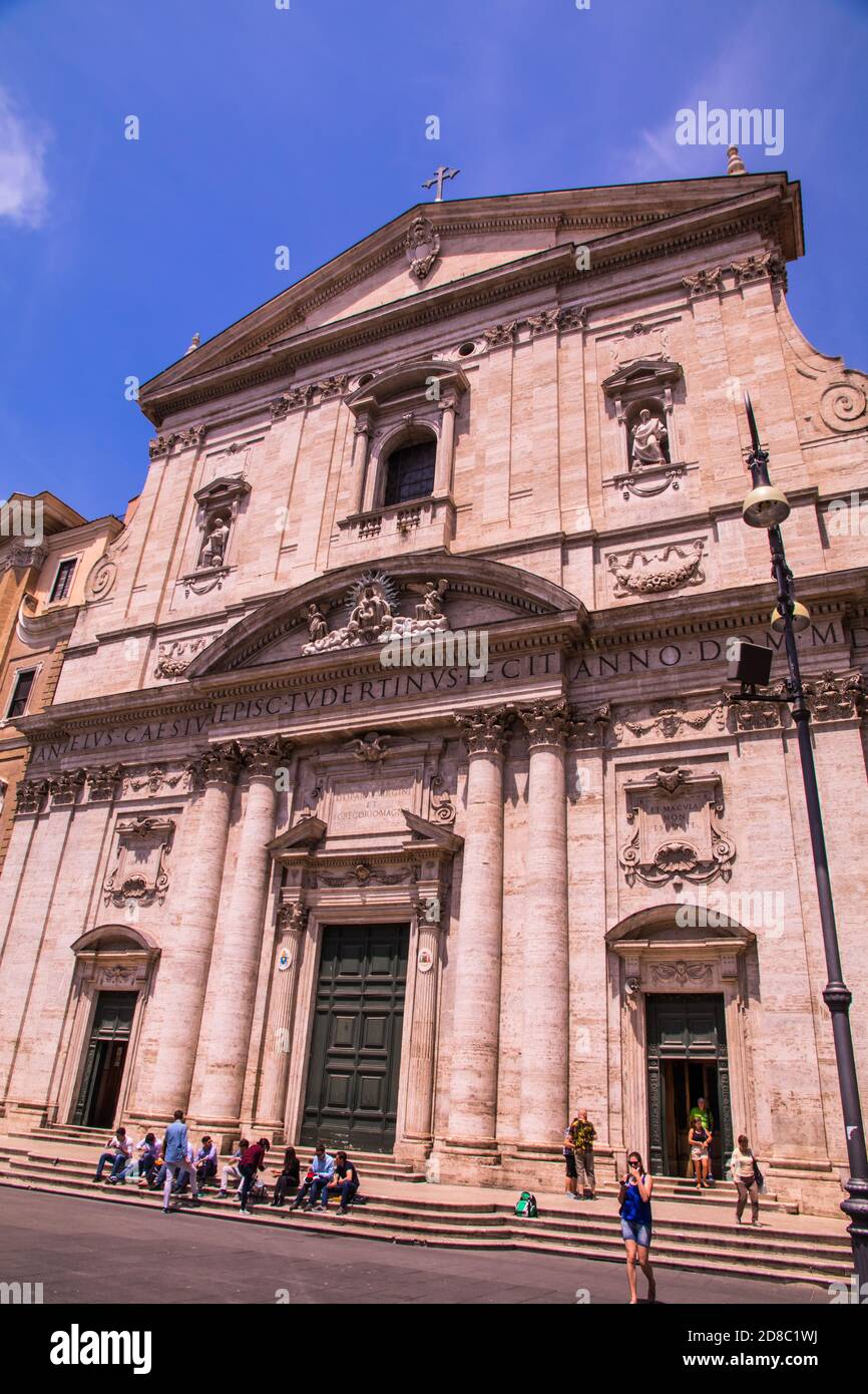 Chiesa Nuova auch bekannt als Santa Maria in Vallicella in Rom Italien Stockfoto