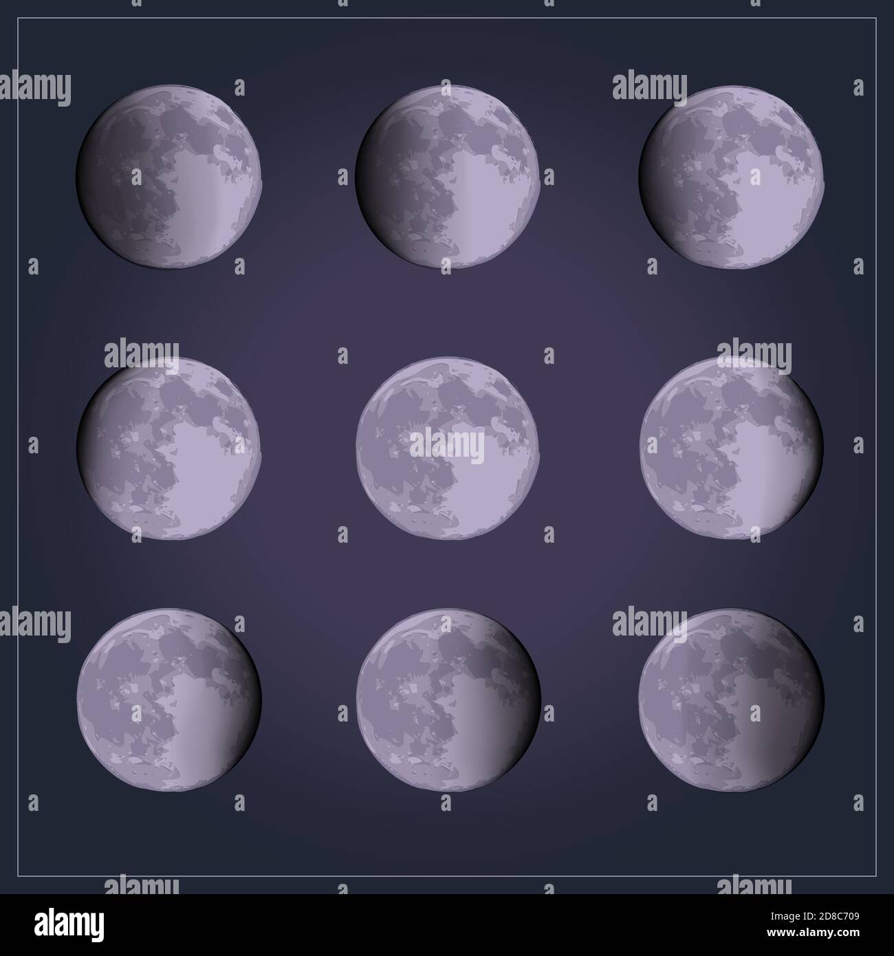 Mondphasen kalender -Fotos und -Bildmaterial in hoher Auflösung – Alamy