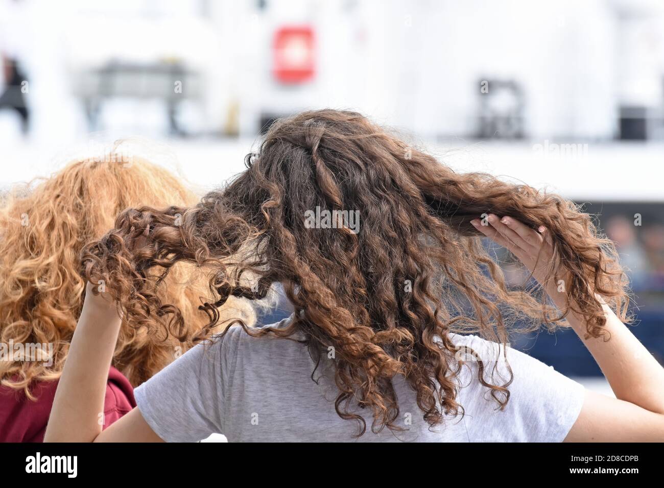 Frauen Haare Stockfoto