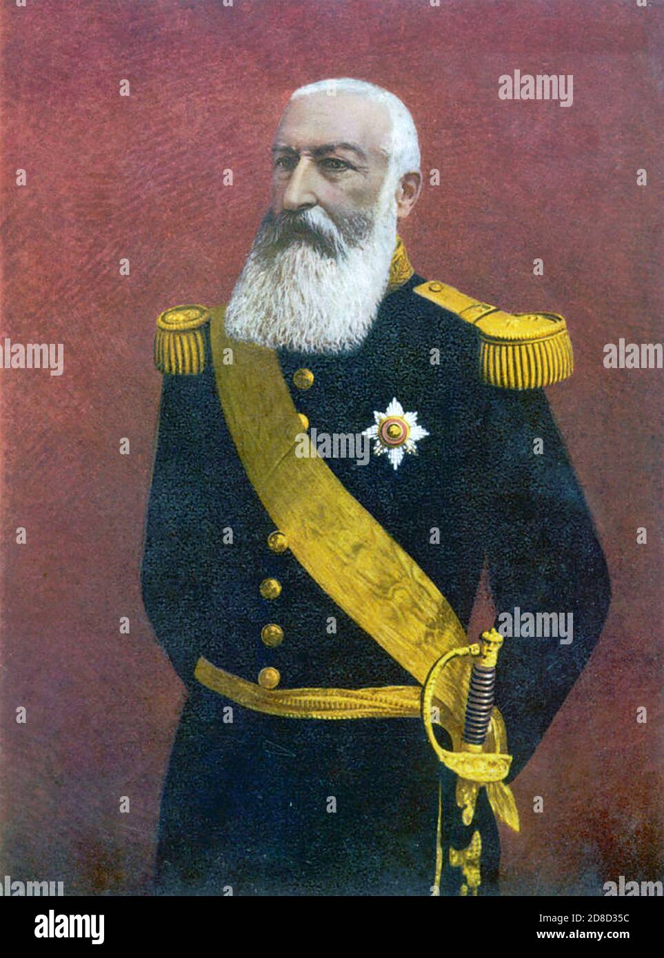 LEOPOLD II VON BELGIEN (1835-1909) Stockfoto