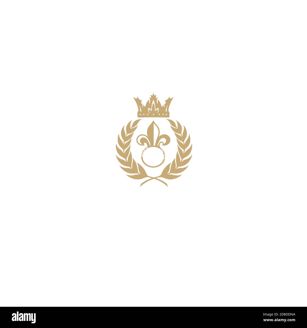 Royal Marke und Luxus Marke Logo Illustration Design. Stock Vektor