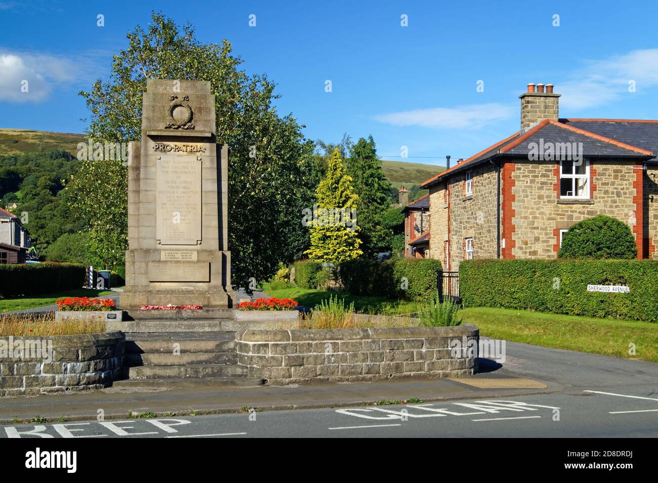 Großbritannien, Derbyshire, Peak District, Hope war Memorial Stockfoto