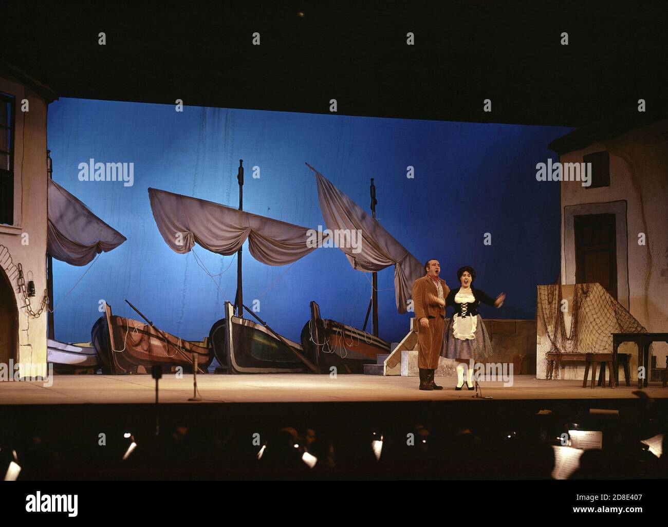 ESCENA DE LA OPERA MARINA - FOTO AÑOS 60. Stockfoto