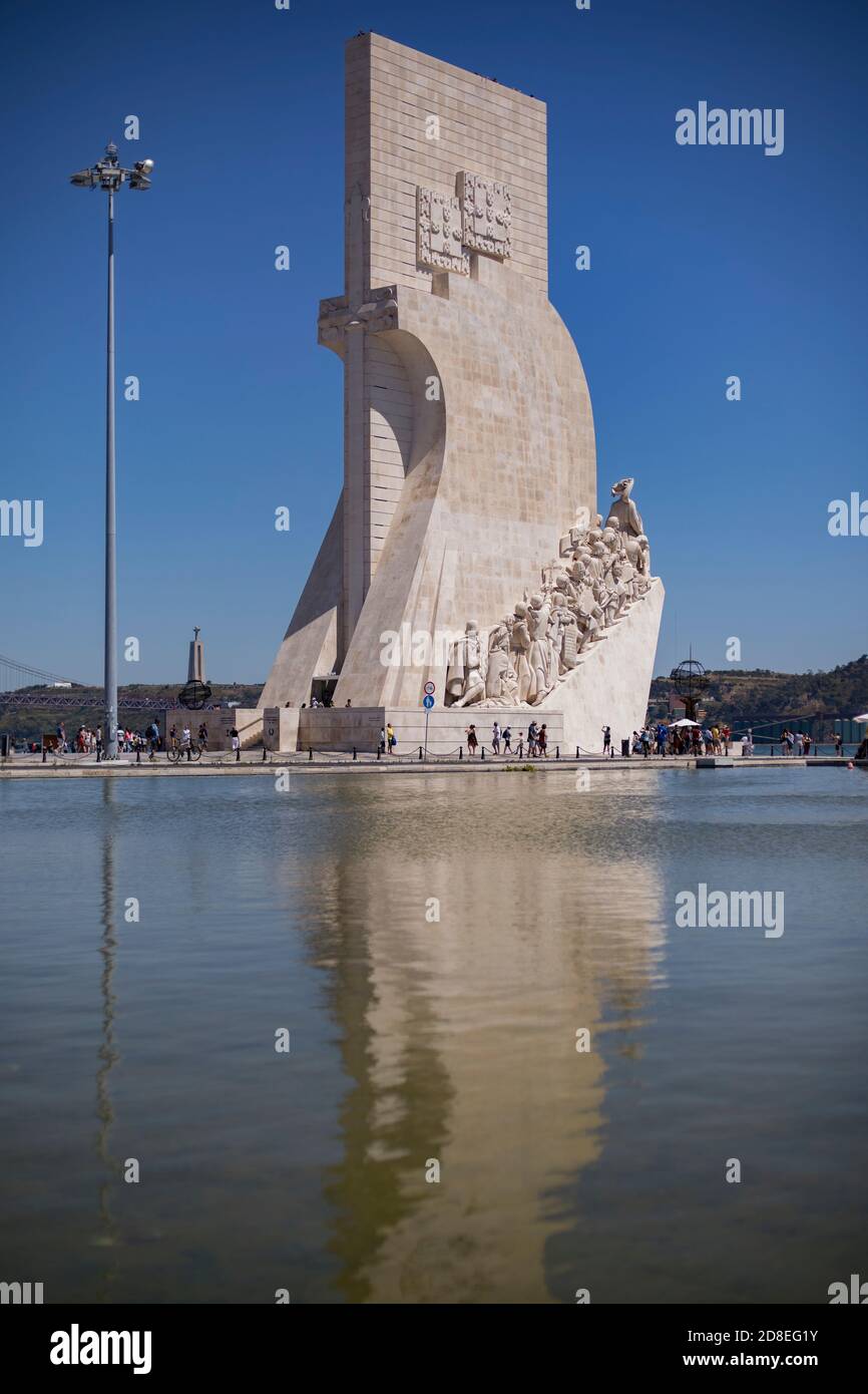 Denkmal der Entdeckungen (Padrão dos Descobrimentos) in Lissabon, Portugal, Europa. Stockfoto