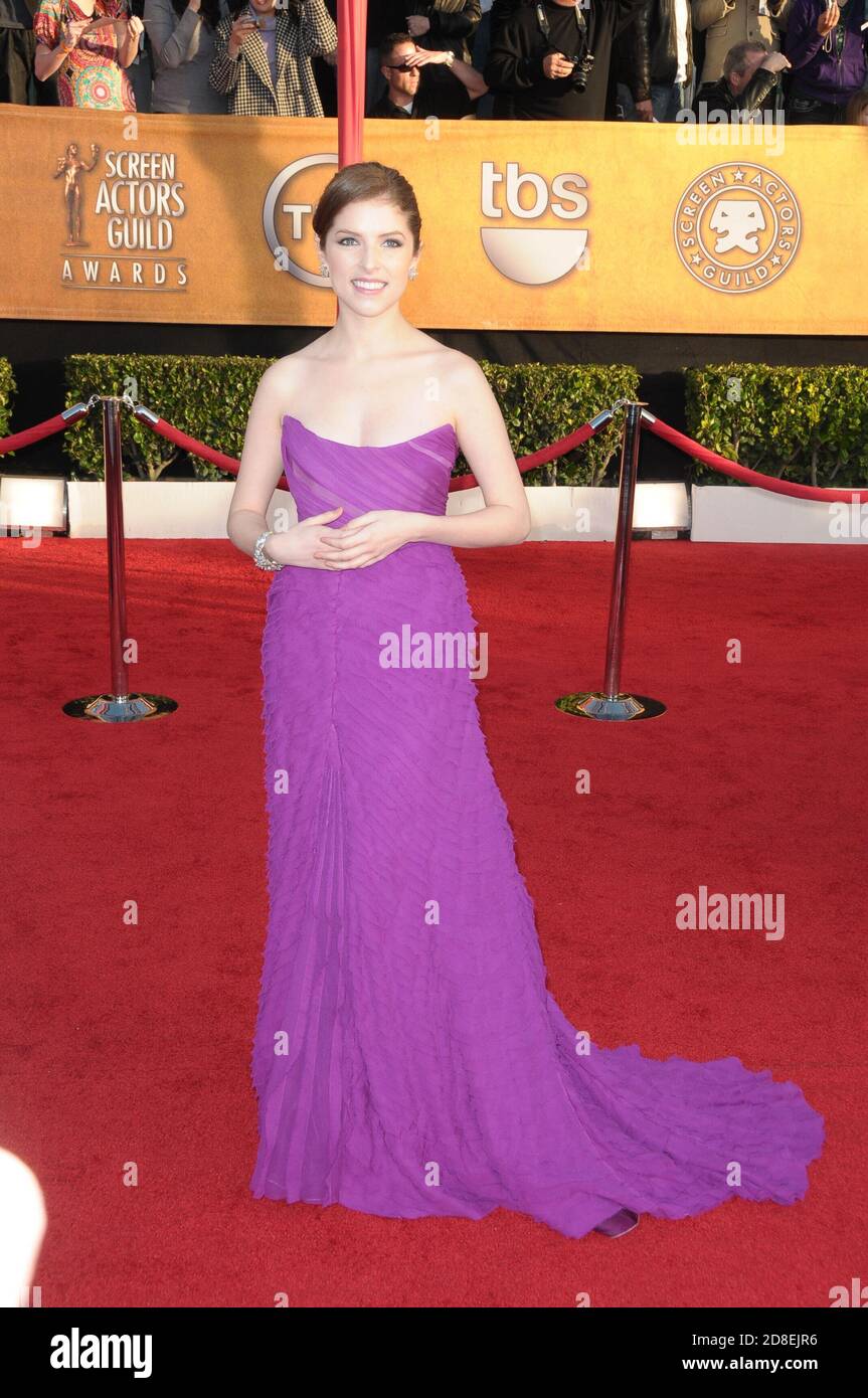 Anna Kendrick kommt bei der 16. Jährlichen Screen Actors Guild an Auszeichnungen in Los Angeles am 23/2010 Stockfoto