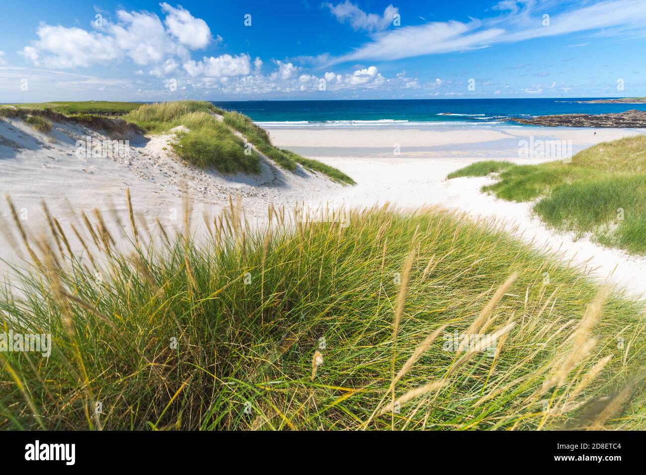 Strand in Baleloch, North Uist, äußeren Hebriden, Schottland Stockfoto