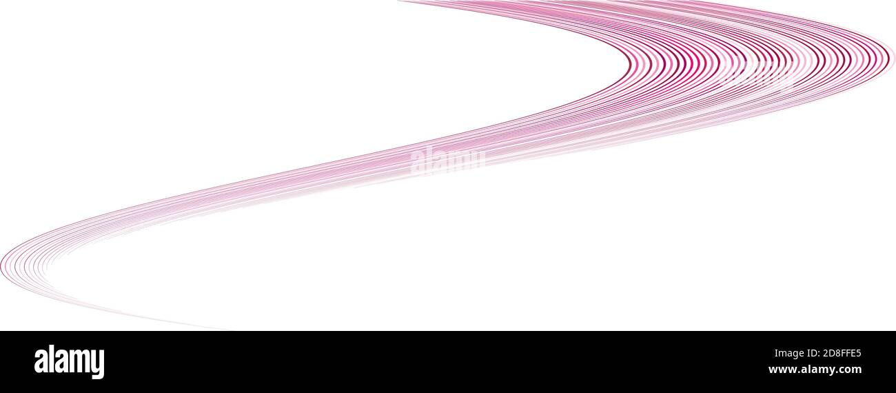 Breites rechteckiges Format gewellt, winken, Zick-Zack, Kreuz und quer Linien Design-Element, Muster-Textur und Hintergrund Stock Vektor