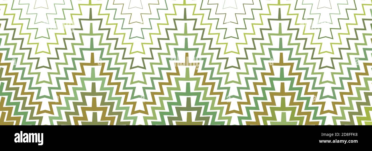 Breites rechteckiges Format gewellt, winken, Zick-Zack, Kreuz und quer Linien Design-Element, Muster-Textur und Hintergrund Stock Vektor