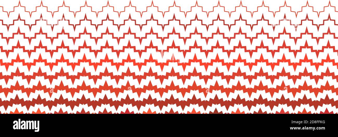 Breites rechteckiges Format gewellt, winken, Zick-Zack, Kreuz und quer Linien Design-Element, Muster-Textur und Hintergrund Stock Vektor