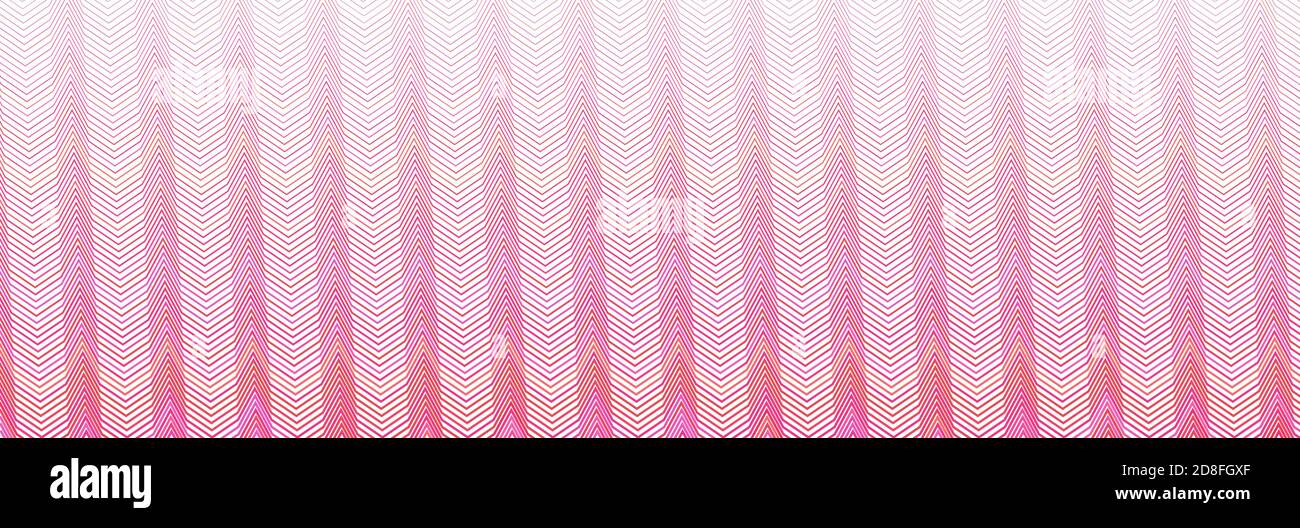 Breites rechteckiges Format gewellt, winken, Zick-Zack, Kreuz und quer Linien Design-Element, Muster-Textur und Hintergrund Stock Vektor