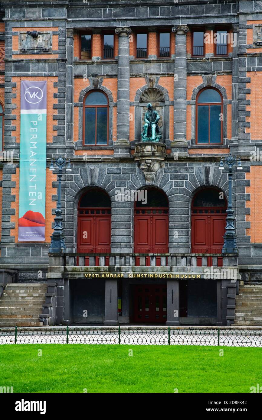 West-Norwegen-Museum der dekorativen Kunst, Stadt Bergen, Norwegen, Skandinavien Stockfoto