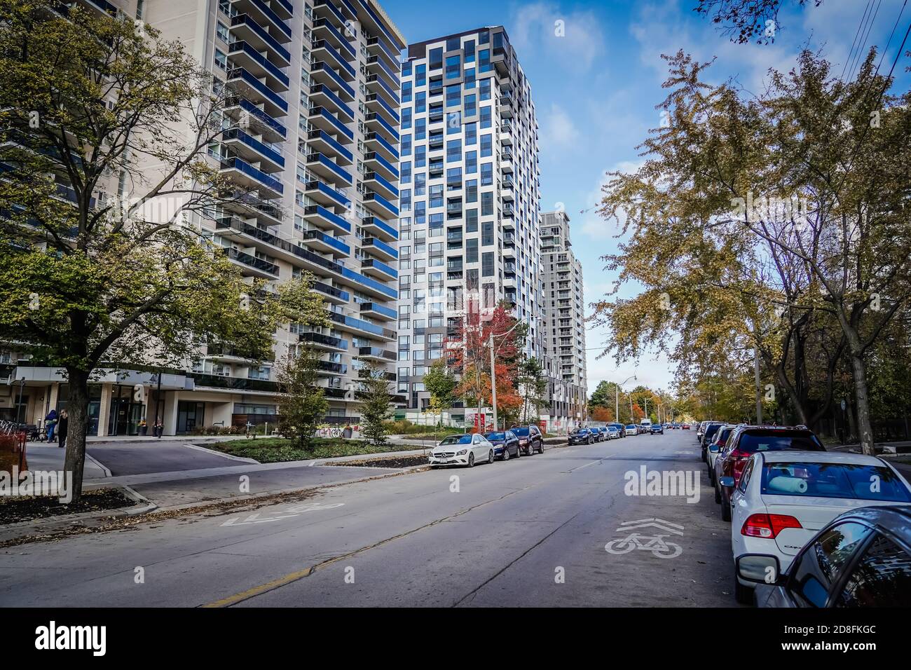 Apartments auf High Park Avenue toronto kanada Stockfoto