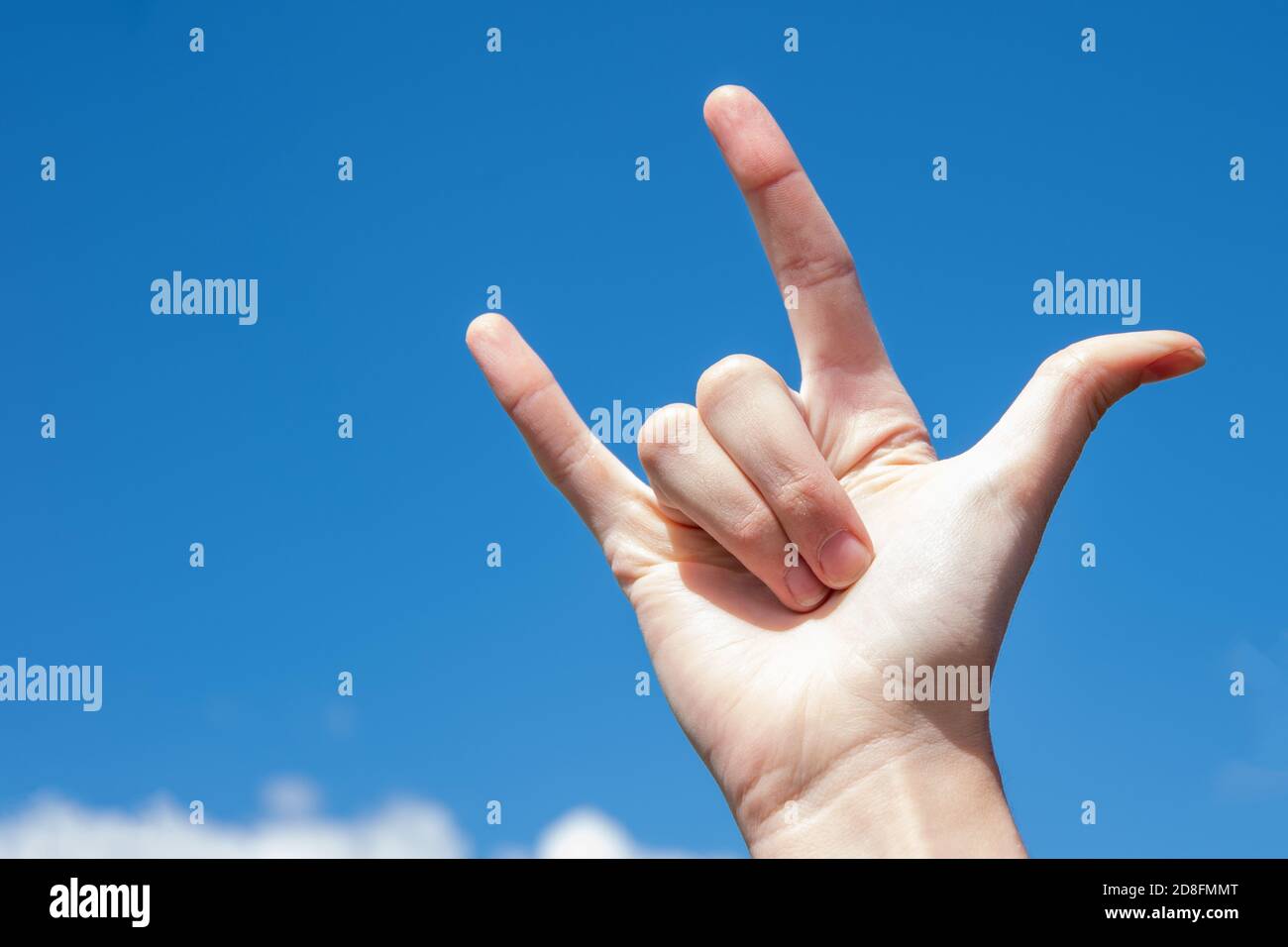 Ich Liebe Dich Fingerzeichen Stockfotos Und Bilder Kaufen Alamy