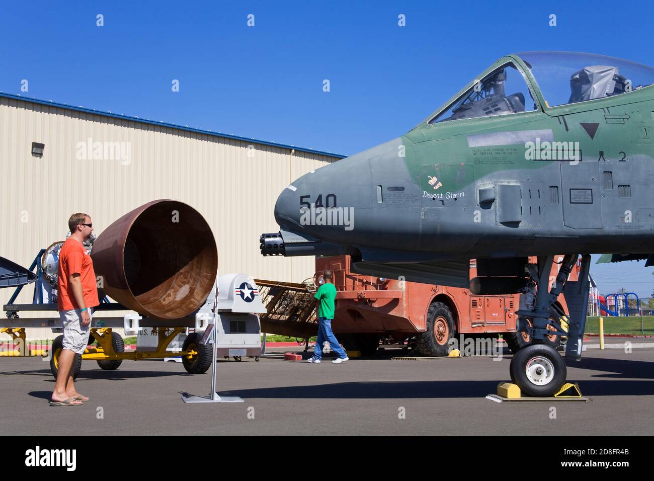 Fairchild-Republic A-10a 'Thunderbolt' im Aerospace Museum of California, Sacramento, California, USA Stockfoto