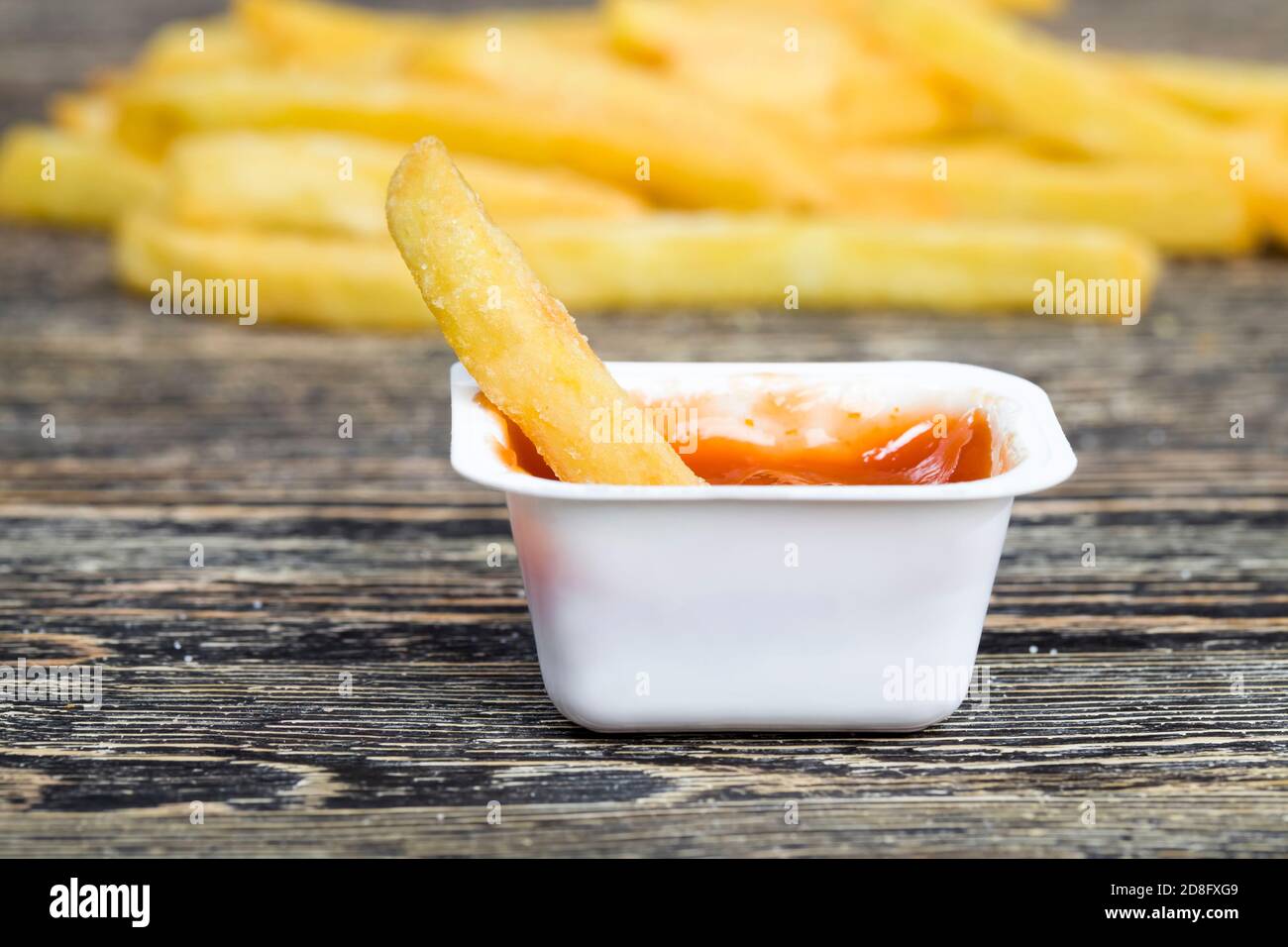 Frische Pommes frites Stockfoto