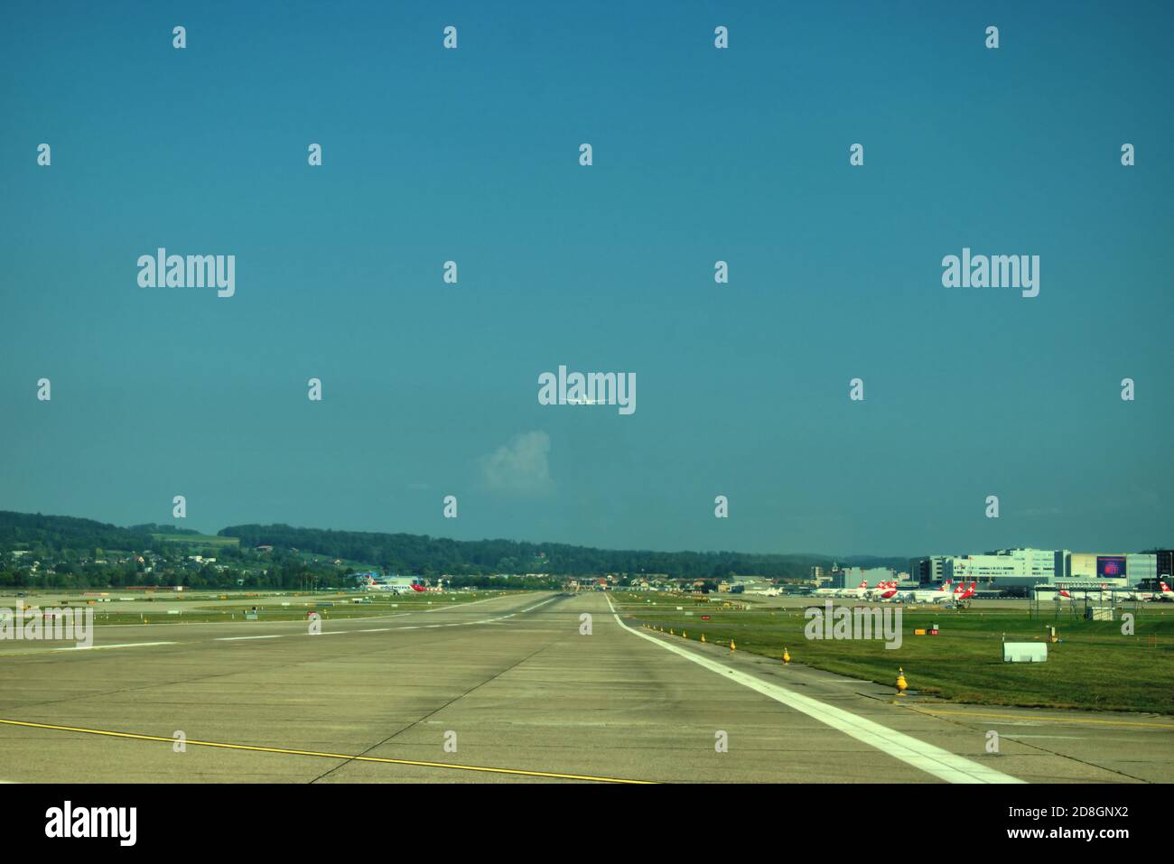 Abflug vom internationalen Flughafen Zürich in der Schweiz 17.9.2020 Stockfoto