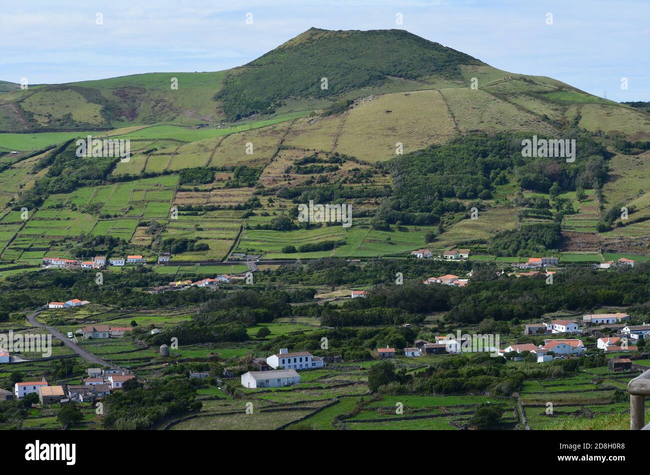 Landschaften auf der Insel Graciosa, Azoren-Archipel, Portugal Stockfoto