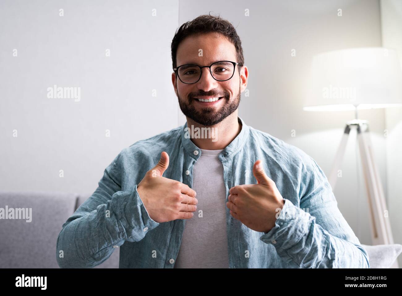 Gebärdensprache Für Gehörlose Deaktiviert Stockfoto