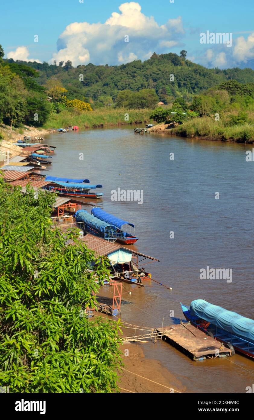 Sop Ruak, Thailand - Ruak River Stockfoto