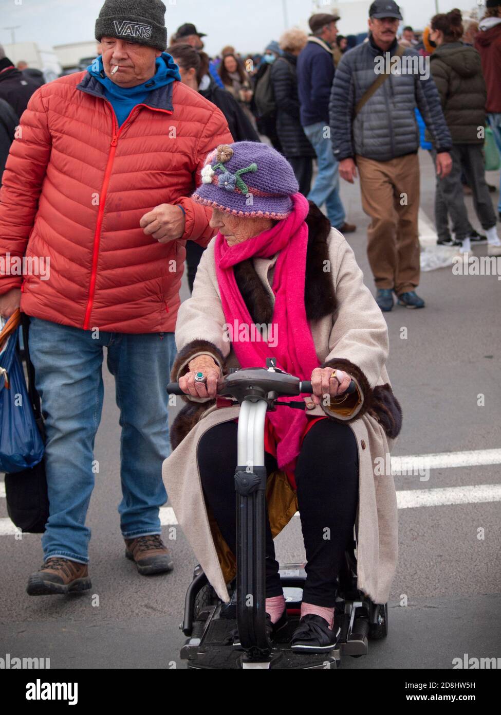 Der Brighton Marina Car Boot Sale Stockfoto