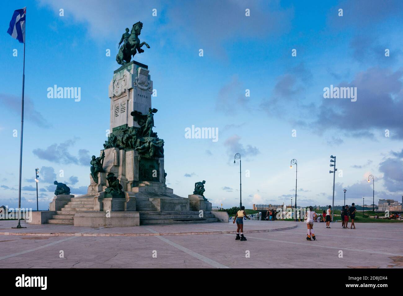 Denkmal für General Antonio Maceo. General José Antonio de la Caridad Maceo y Grajales war der zweite Kommandant der kubanischen Unabhängigkeitsarmee.Cub Stockfoto
