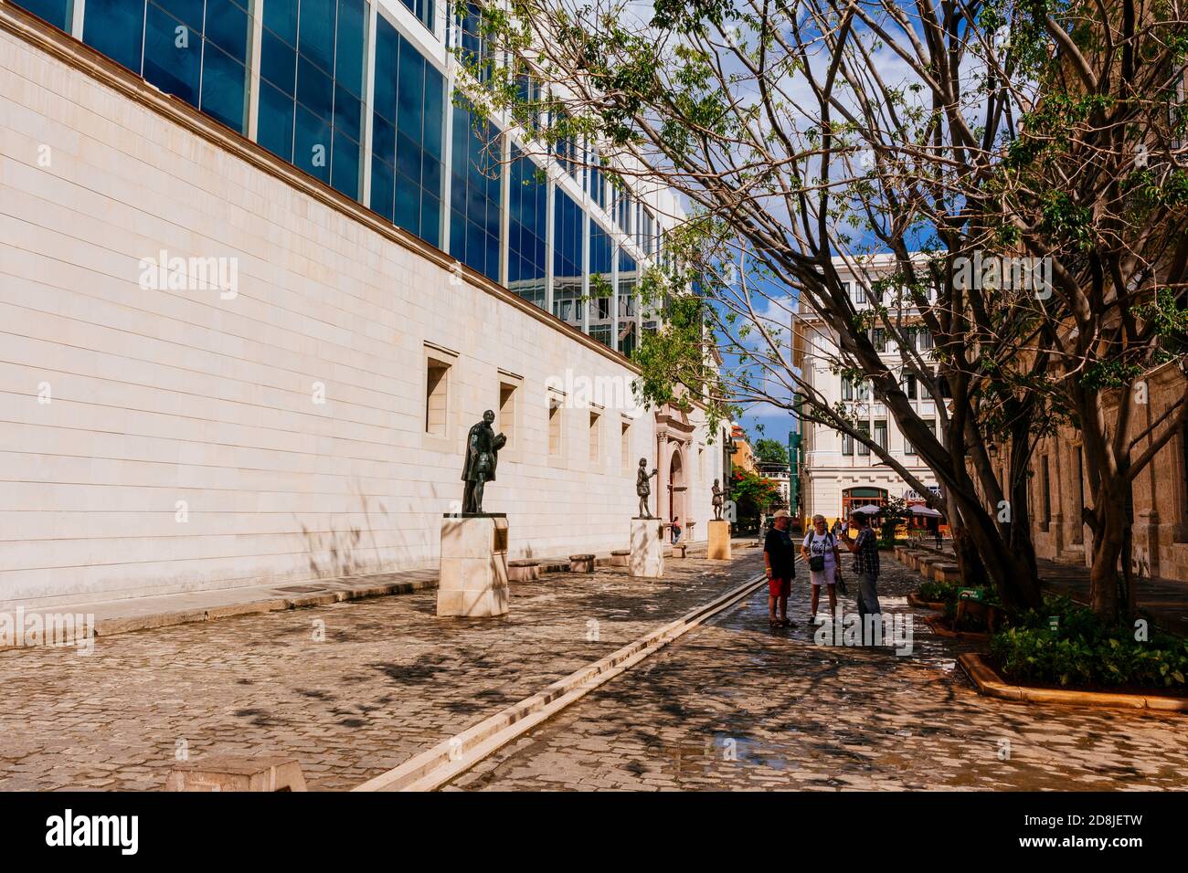Das San Gerónimo University College von Havanna befindet sich an der Stelle, wo das erste Haus der hohen Studien, die Königliche und Päpstliche Universität von Sa Stockfoto