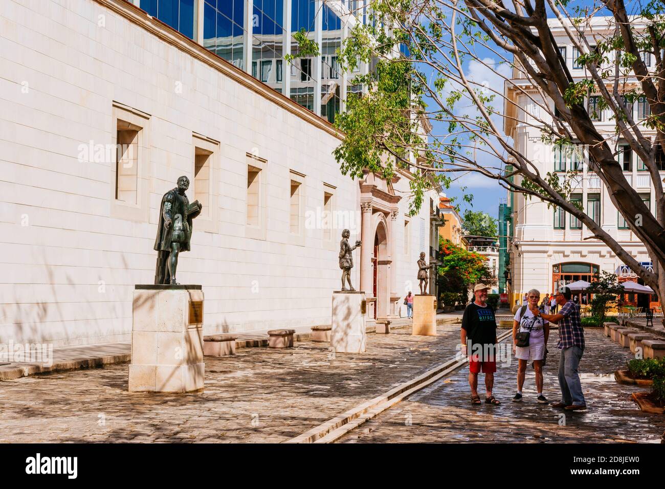 Das San Gerónimo University College von Havanna befindet sich an der Stelle, wo das erste Haus der hohen Studien, die Königliche und Päpstliche Universität von Sa Stockfoto