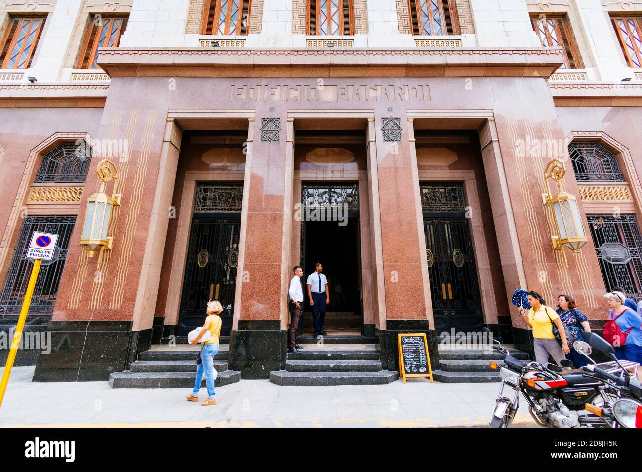 Das Bacardi Gebäude - Edificio Bacardi - ist eine Kunst Deco Havana Wahrzeichen von den Architekten Esteban Rodríguez-Castells und entworfen Rafael Fernández Ru Stockfoto