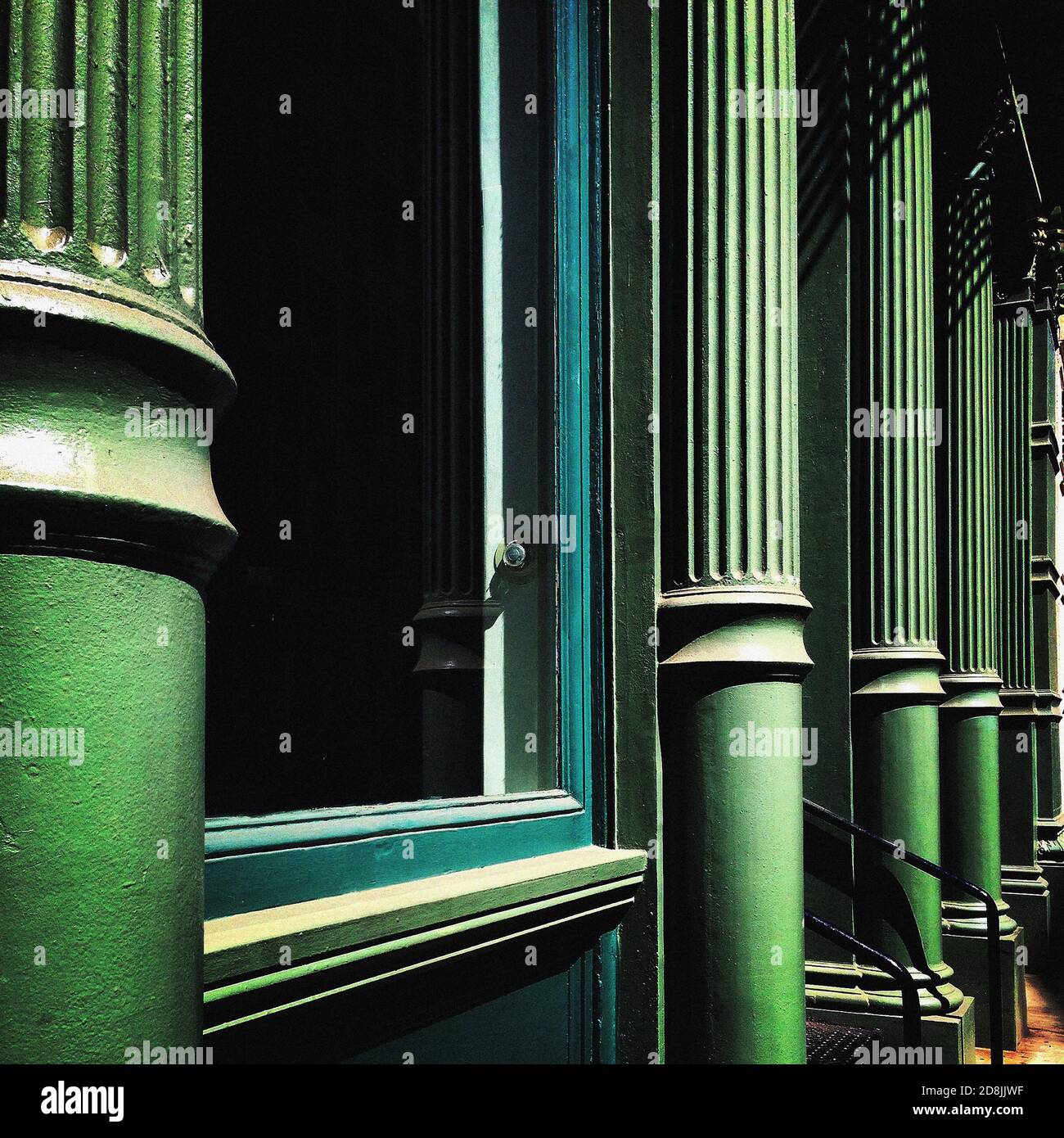 Außenansicht des Green Cast Iron Building, TriBeCa, New York City, New York, USA Stockfoto