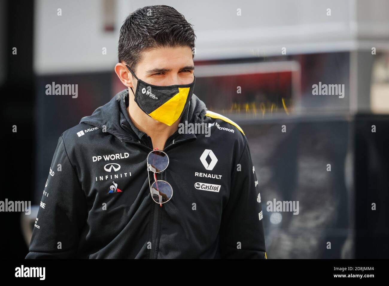 Imola, Italien. Oktober 2020. OCON Esteban (Fra), Renault F1 Team RS20, Portrait während der Formel 1 Emirates Gran Premio Dell'emilia Romagna 2020, Emilia Romagna Grand Prix, vom 31. Oktober bis 1. November 2020 auf dem Autodromo Internazionale Enzo e Dino Ferrari, in Imola, Italien - Foto Antonin Vincent / DPPI Kredit: Lm/DPPI/Antonin Vincent/Alamy Live News Stockfoto