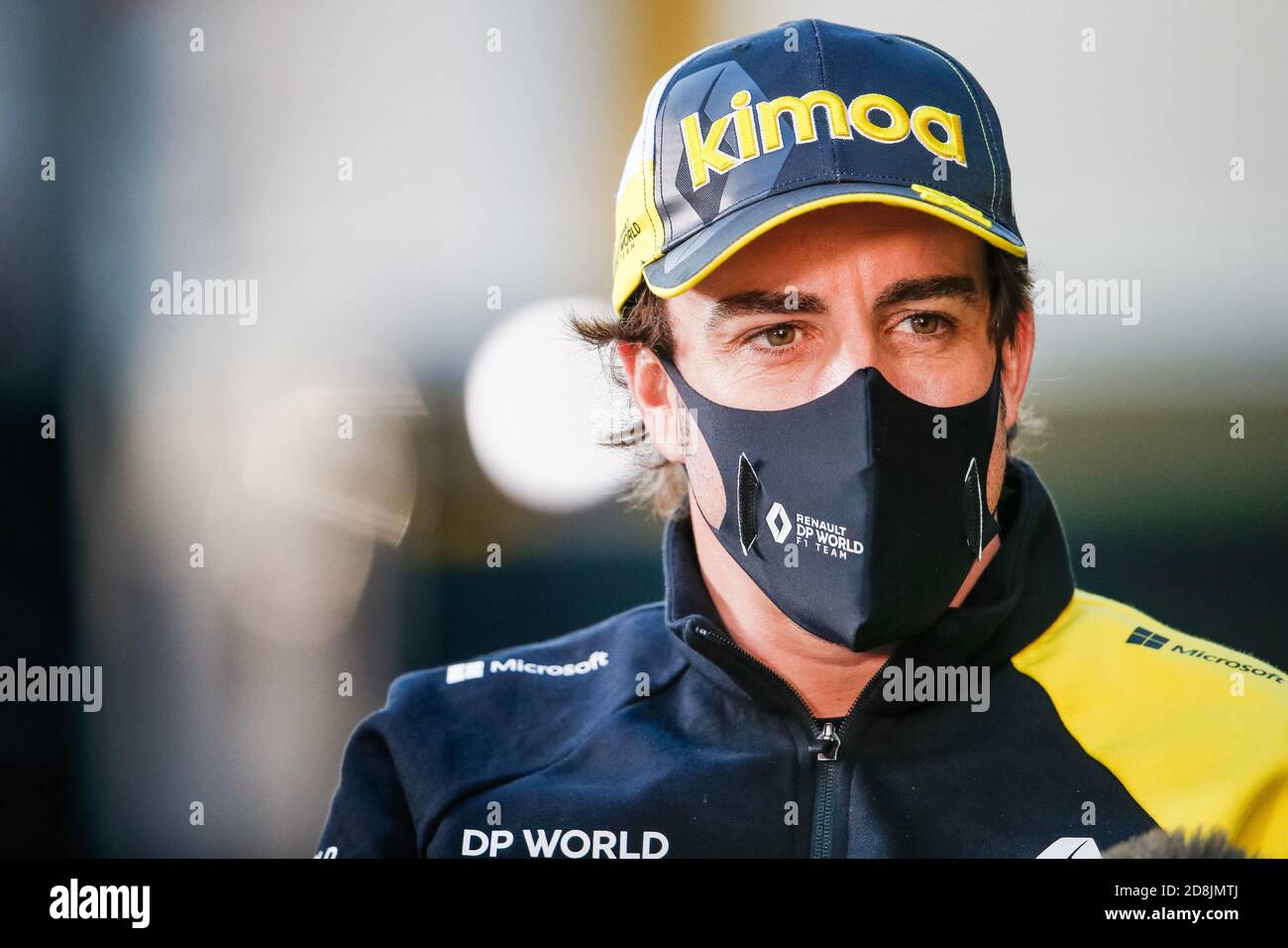 Imola, Italien. Oktober 2020. ALONSO Fernando, Renault F1 Team, Portrait, Portrait während des Formel 1 Emirates Gran Premio Dell'emilia Romagna 2020, Emilia Romagna Grand Prix, vom 31. Oktober bis 1. November 2020 auf dem Autodromo Internazionale Enzo e Dino Ferrari, in Imola, Italien - Foto Antonin Vincent / DPPI Kredit: LM/DPPI/Antonin Vincent/Alamy Live News Stockfoto