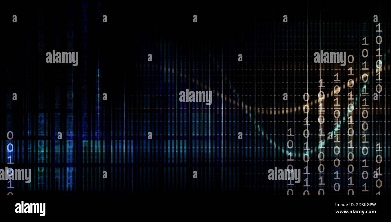 Datenbank Datensätze als Technologie Konzept Stockfoto