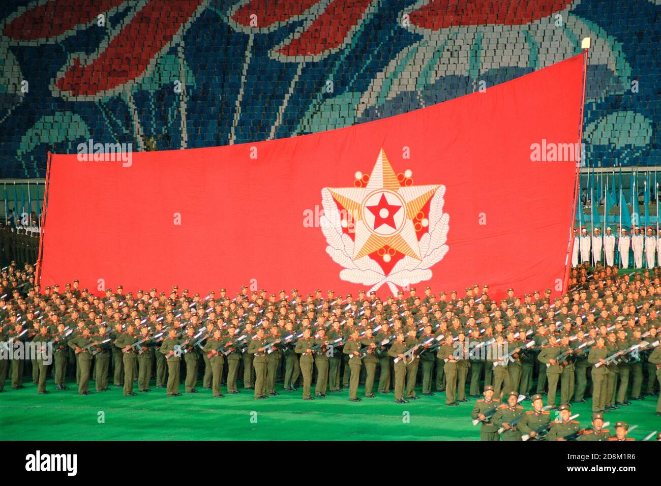 Arirang Mass Games 2002, Pjöngjang, Nordkorea Stockfoto