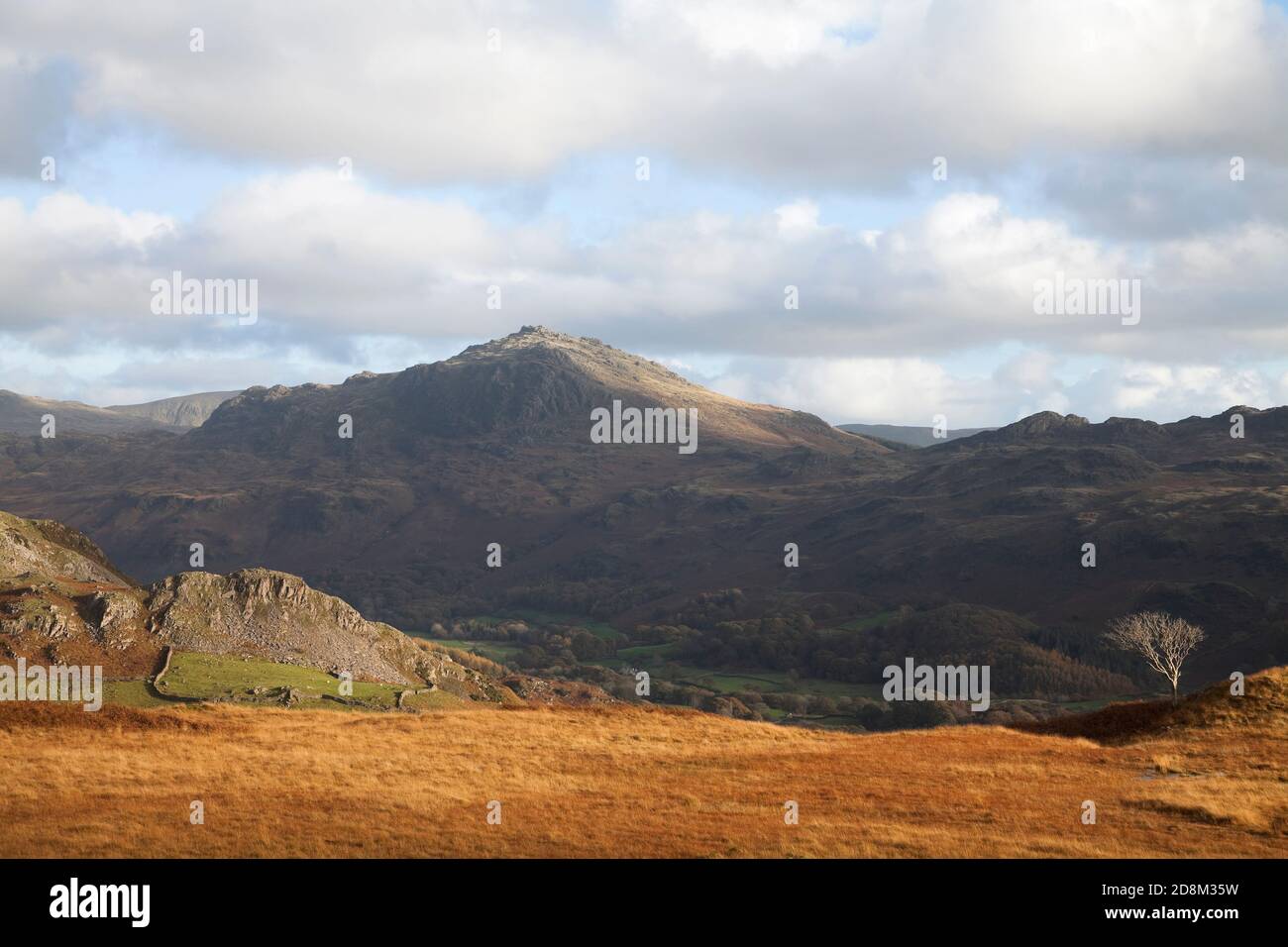 Harter fiel über Eskdale, im englischen Lake District Stockfoto