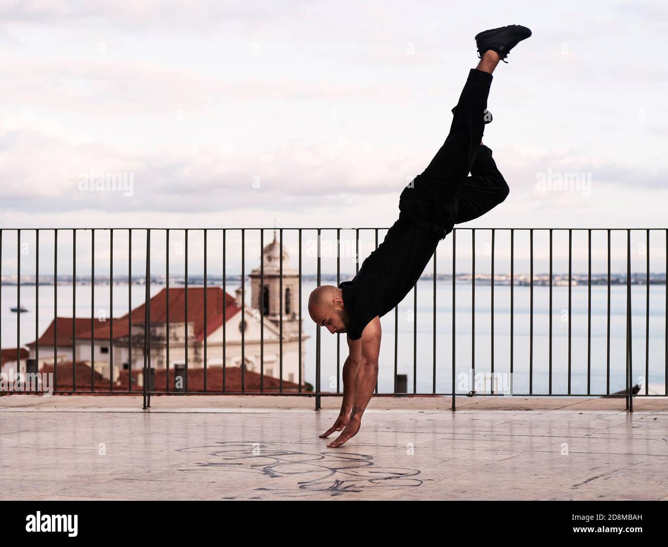 Breakdancer Stockfoto