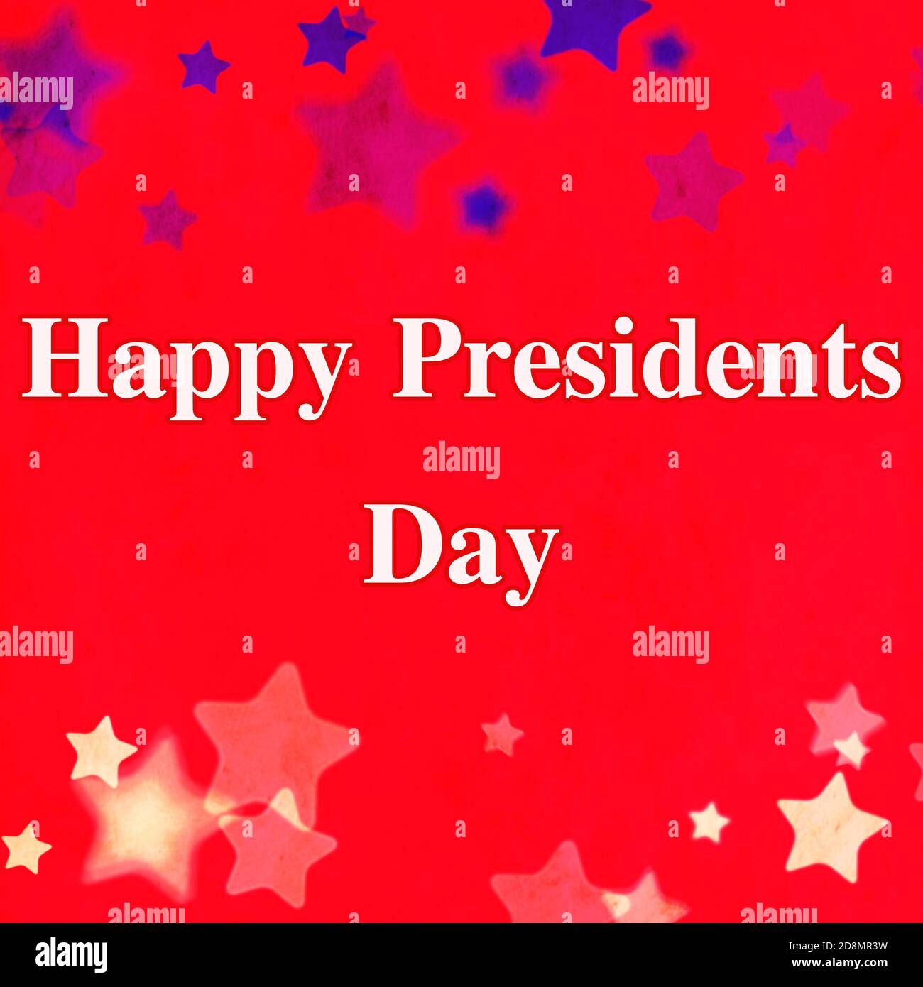 Illustration zum President's Day Stockfoto