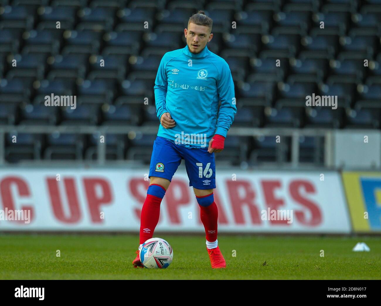 Liberty Stadium, Swansea, Glamorgan, Großbritannien. Oktober 2020. English Football League Championship Football, Swansea City gegen Blackburn Rovers; Harvey Elliott von Blackburn Rovers während des Aufwärmphase Credit: Action Plus Sports/Alamy Live News Stockfoto