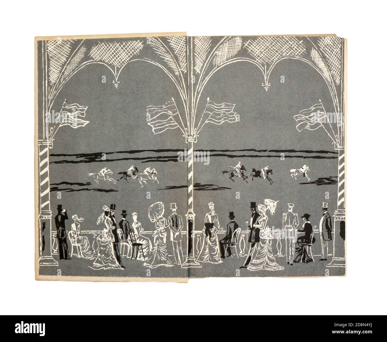 Die 'Anna Karenina' ist ein Roman des russischen Autors Leo Tolstoi, der 1878 erstmals in Buchform erschien. Stockfoto