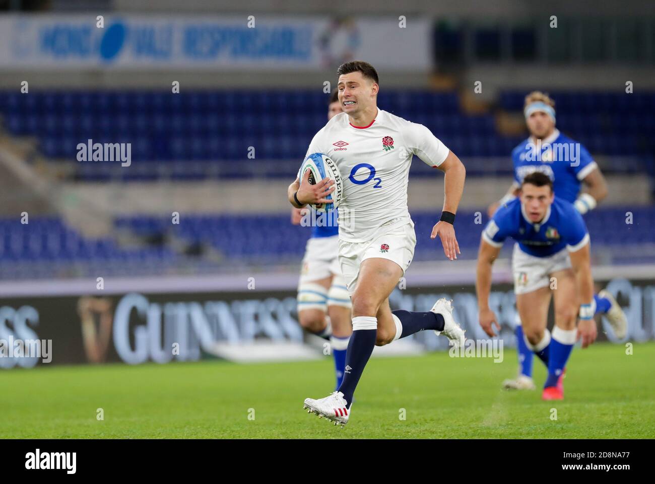 Stadio Olimpico, rom, Italien, 31 Oct 2020, Jonny May (England) während Italien gegen England, Rugby Six Nations Spiel - Credit: LM/Luigi Mariani/Alamy Live News Stockfoto