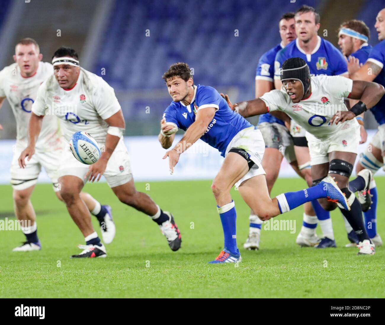 Rom, Italien. 31. Okt, 2020. rom, Italien, Stadio Olimpico, 31 Okt 2020, Marcello Violi (Italien) während Italien gegen England - Rugby Six Nations Spiel - Credit: LM/Luigi Mariani Credit: Luigi Mariani/LPS/ZUMA Wire/Alamy Live News Stockfoto