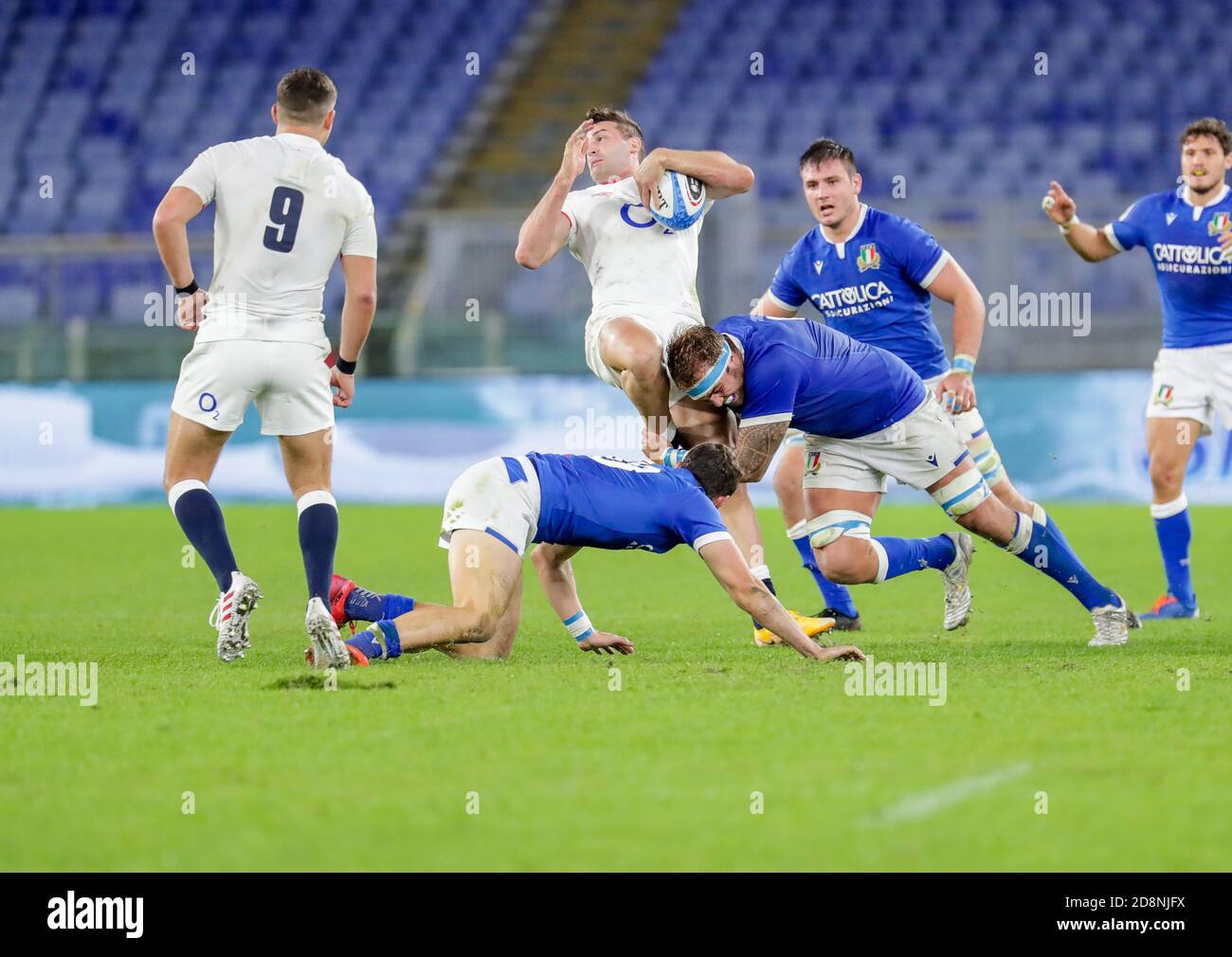 Stadio Olimpico, rom, Italien, 31 Oct 2020, Jonny May (England) während Italien gegen England, Rugby Six Nations Spiel - Credit: LM/Luigi Mariani/Alamy Live News Stockfoto