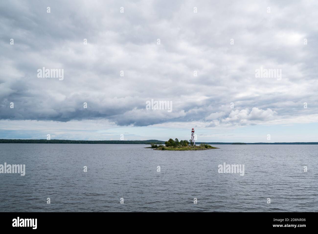 See Onega in Karelien, Russland Stockfoto