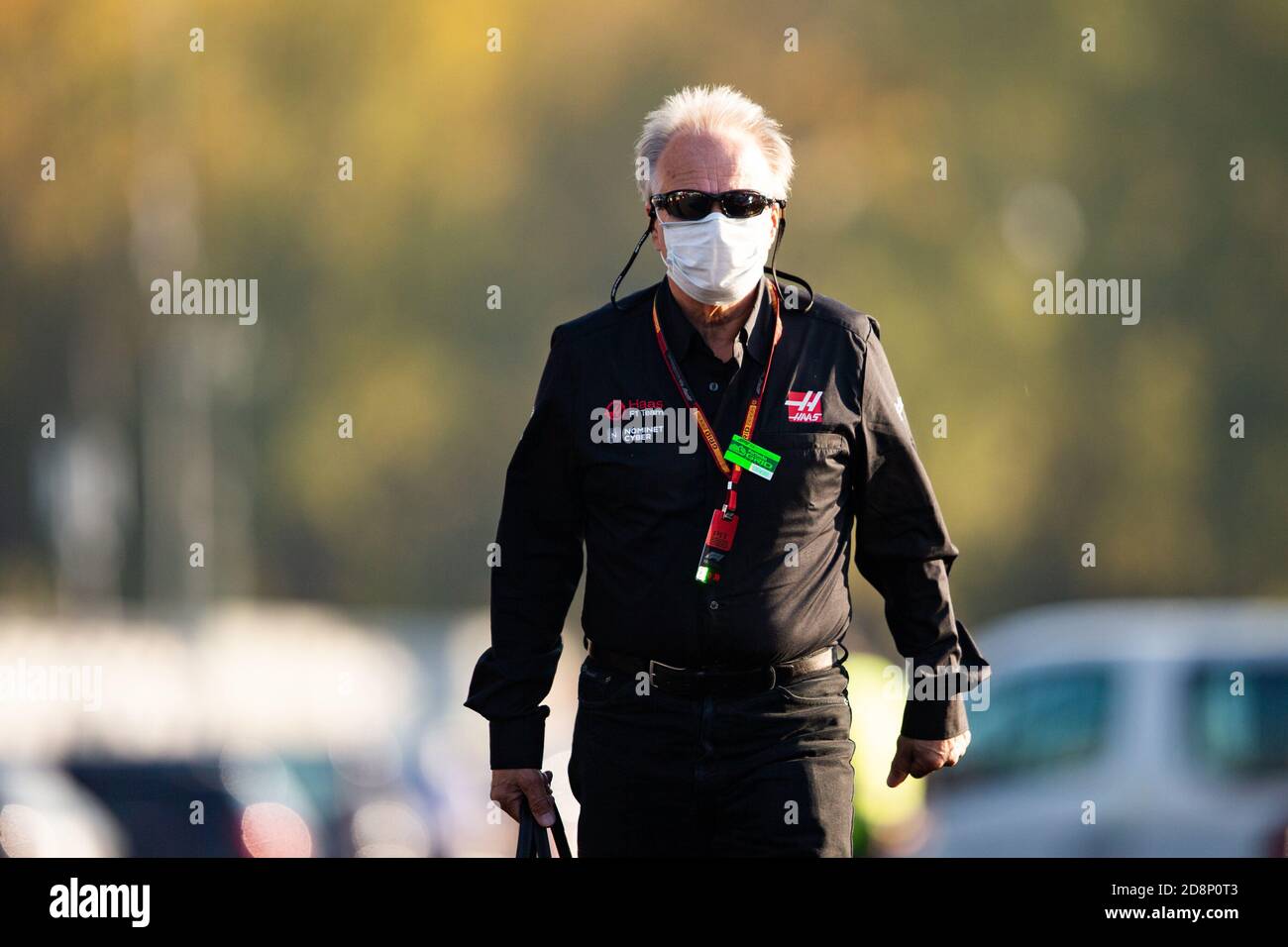 Imola, Italien. Oktober 2020. HAAS Gene (usa), Gründer und Vorsitzender von Haas Automation, Portrait während des Formel 1 Emirates Gran Premio Dell'emilia Romagna 2020, Emilia Romagna Grand Prix, vom 31. Oktober bis 1. November 2020 auf dem Autodromo Internazionale Enzo e Dino Ferrari, in Imola, Italien - Foto Joao Filipe / DPPI Kredit: Lm/DPPI/Joao Filipe/Alamy Live News Stockfoto