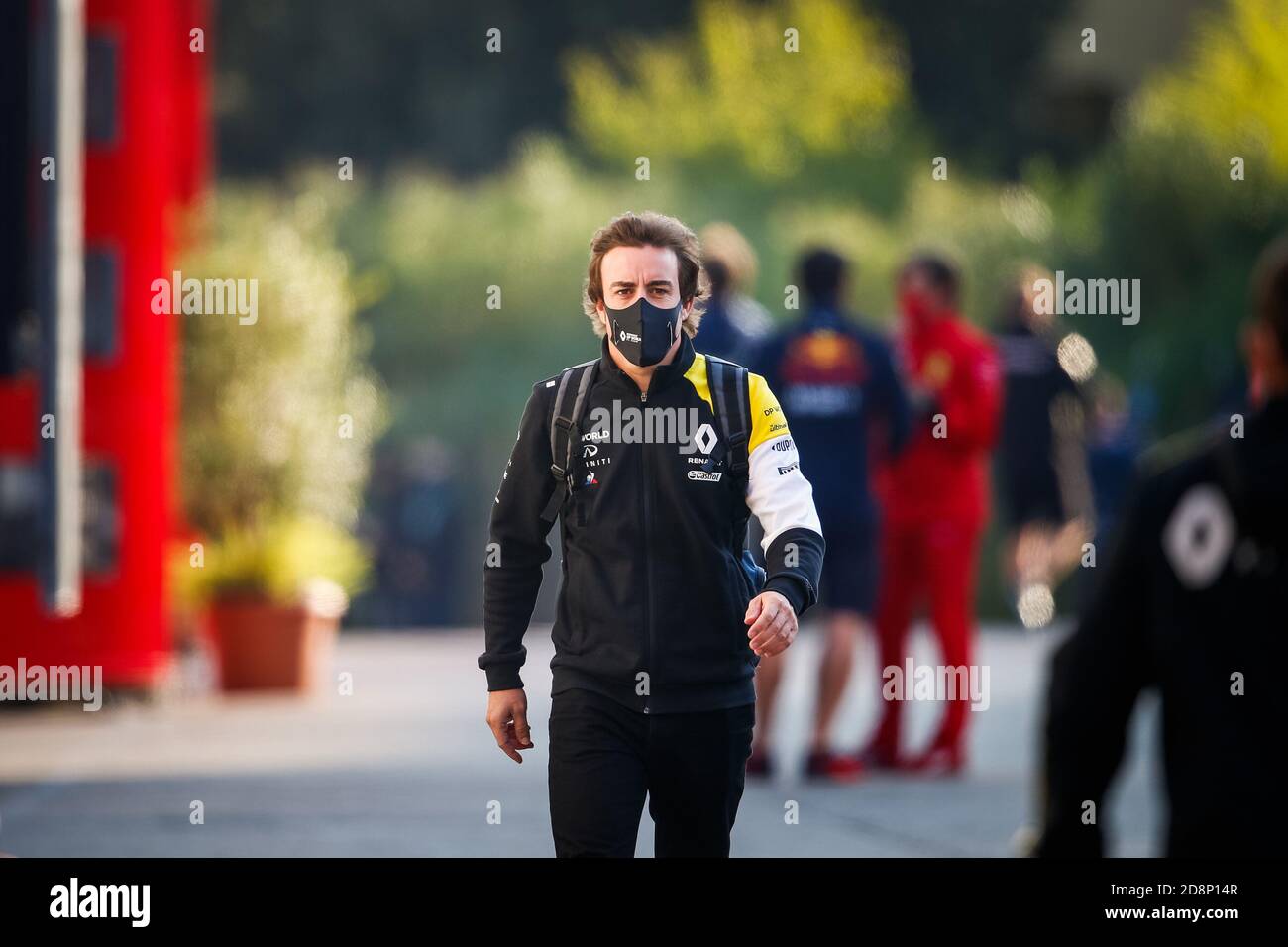 Imola, Italien. Oktober 2020. ALONSO Fernando, ehemaliger F1-Fahrer und Botschafter von McLaren F1, Porträt während der Formel 1 Emirates Gran Premio Dell'emilia Romagna 2020, Emilia Romagna Grand Prix, von Oktober 31 bis November 1, 2020 auf dem Autodromo Internazionale Enzo e Dino Ferrari, in Imola, Italien - Foto Antonin Vincent / DPPI Kredit: Lm/DPPI/Antonin Vincent/Alamy Live News Stockfoto