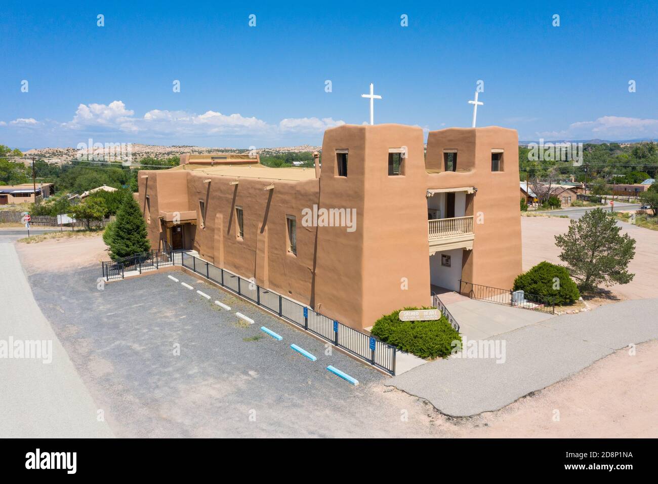 Sacred Heart Kirche, katholisch, Santa Fe, New Mexico, USA Stockfoto