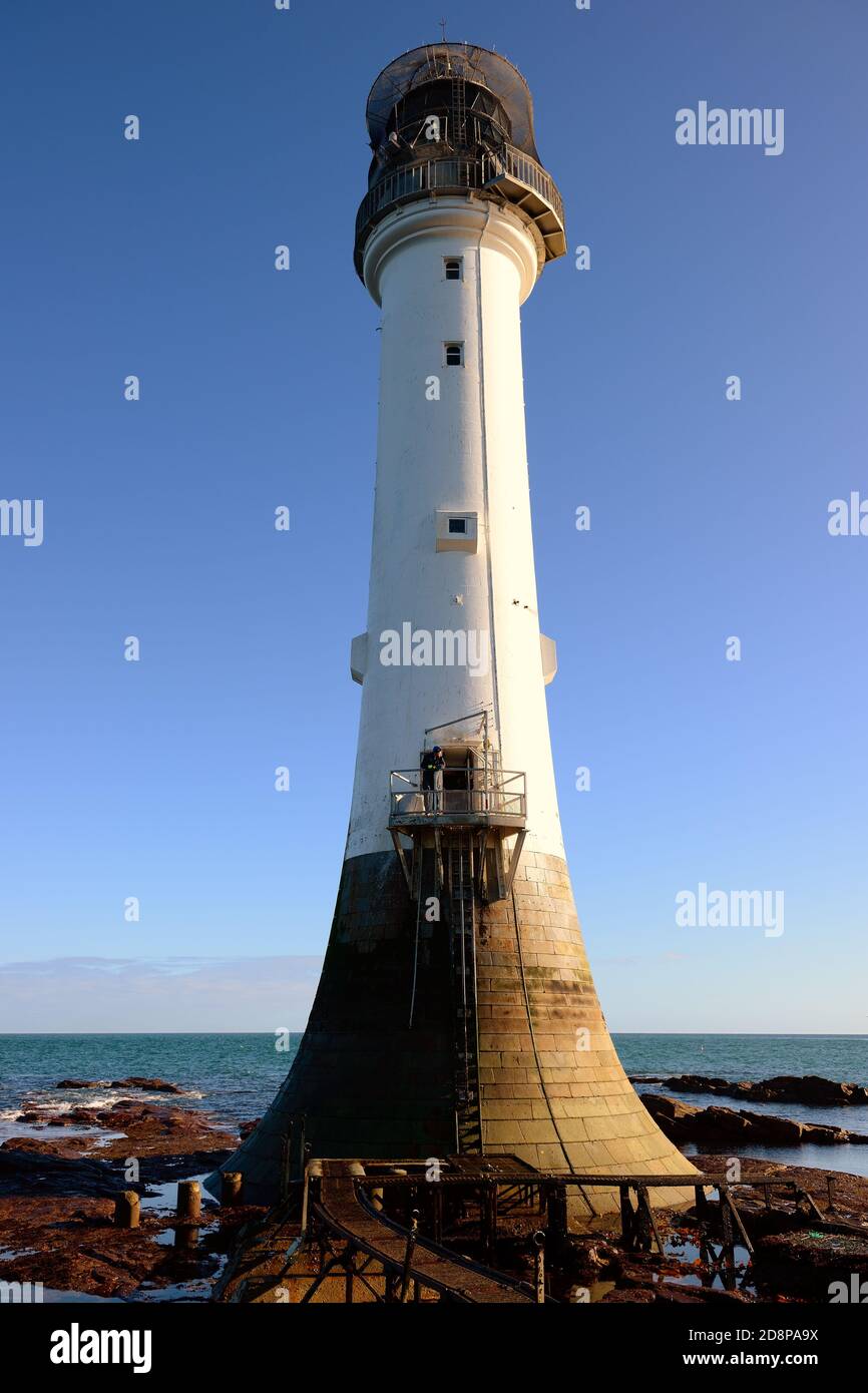 Leuchtturm Bell Rock Stockfoto